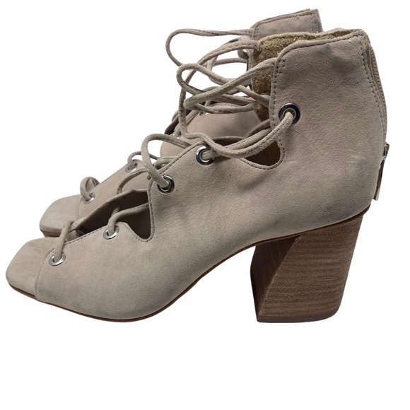 Vince Camuto Nahara Cage Sandal Corset Tie Heel - Picture 2 of 7